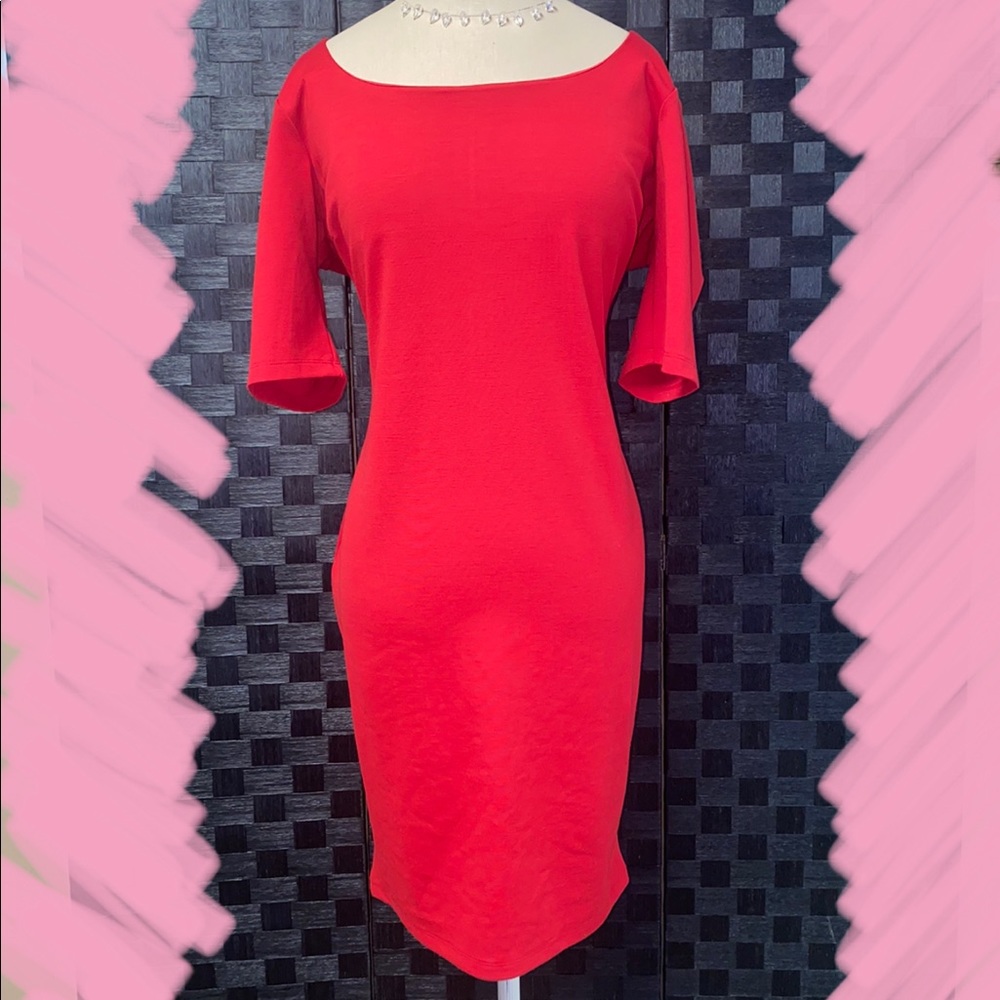 Red Pencil Skirt dress
